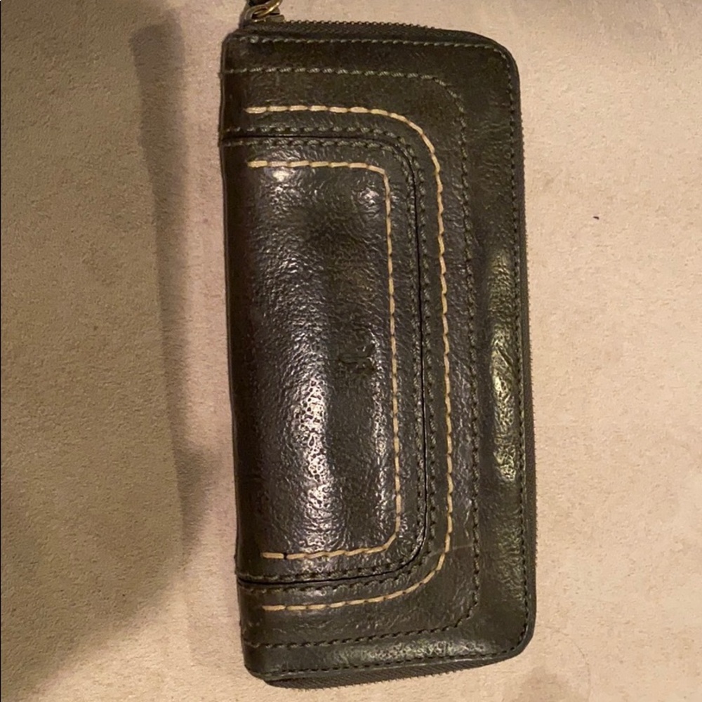 Frye Anna wallet - olive